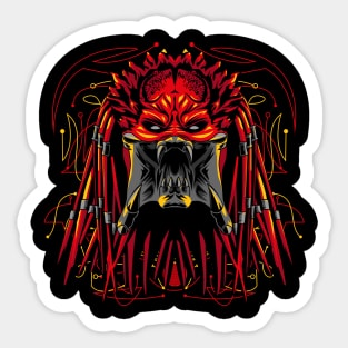 alien hunter Sticker